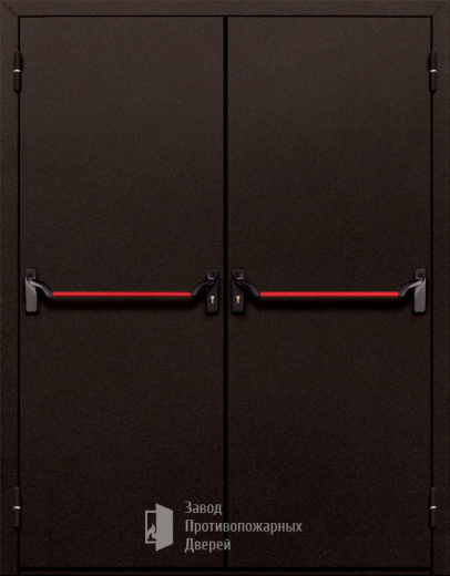 Фото двери «Двупольная глухая с антипаникой №110» в Волоколамску