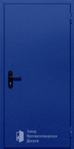 Фото двери «Однопольная глухая (синяя)» в Волоколамску