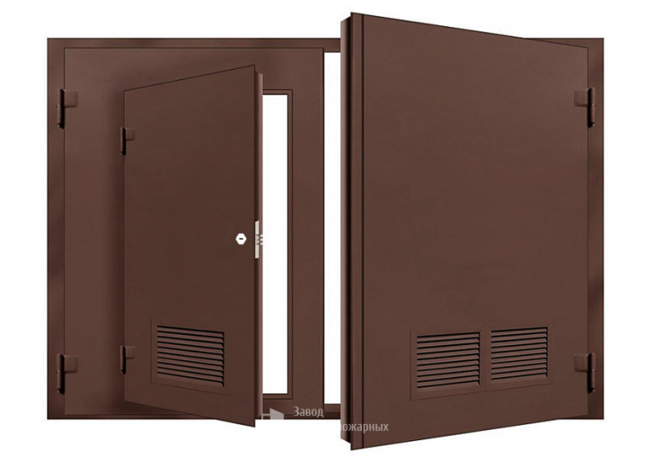 Фото «Ворота с калиткой и ветиляцией №4» в Волоколамску