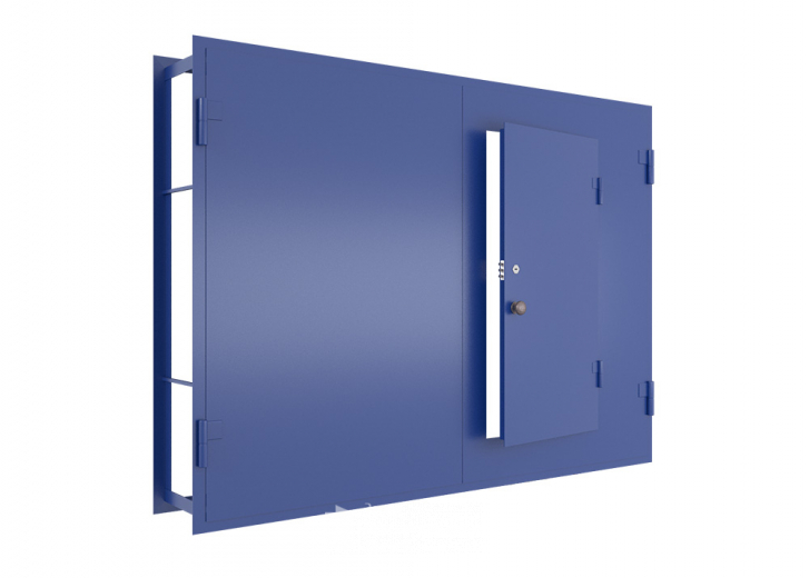 Фото «Противопожарные распашные ворота №6» в Волоколамску