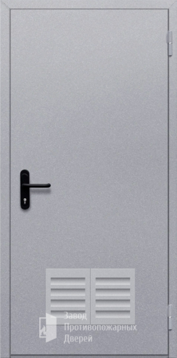 Фото двери «Однопольная с решеткой» в Волоколамску