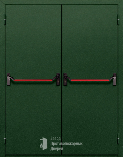 Фото двери «Двупольная глухая с антипаникой №19» в Волоколамску