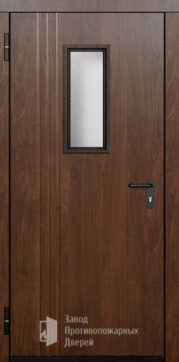 Фото двери «Однопольная МДФ со стеклом» в Волоколамску