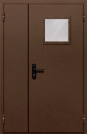Фото двери «Полуторная со стеклом №88» в Волоколамску