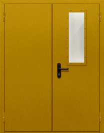 Фото двери «Двупольная со одним стеклом №45» в Волоколамску