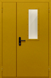 Фото двери «Полуторная со стеклом №25» в Волоколамску