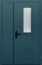 Фото двери «Полуторная со стеклом №27» в Волоколамску