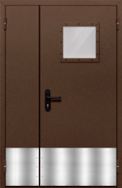 Фото двери «Полуторная с отбойником №35» в Волоколамску