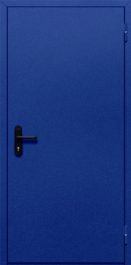 Фото двери «Однопольная глухая (синяя)» в Волоколамску
